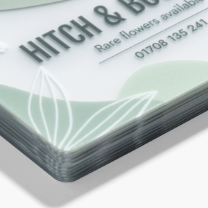 Frosted Business Cards